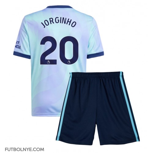 Camiseta Arsenal Jorginho Frello #20 Tercera Equipación para niños 2024-25 manga corta (+ pantalones cortos)